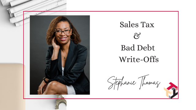 Sales Tax and Bad Debt Write-Offs